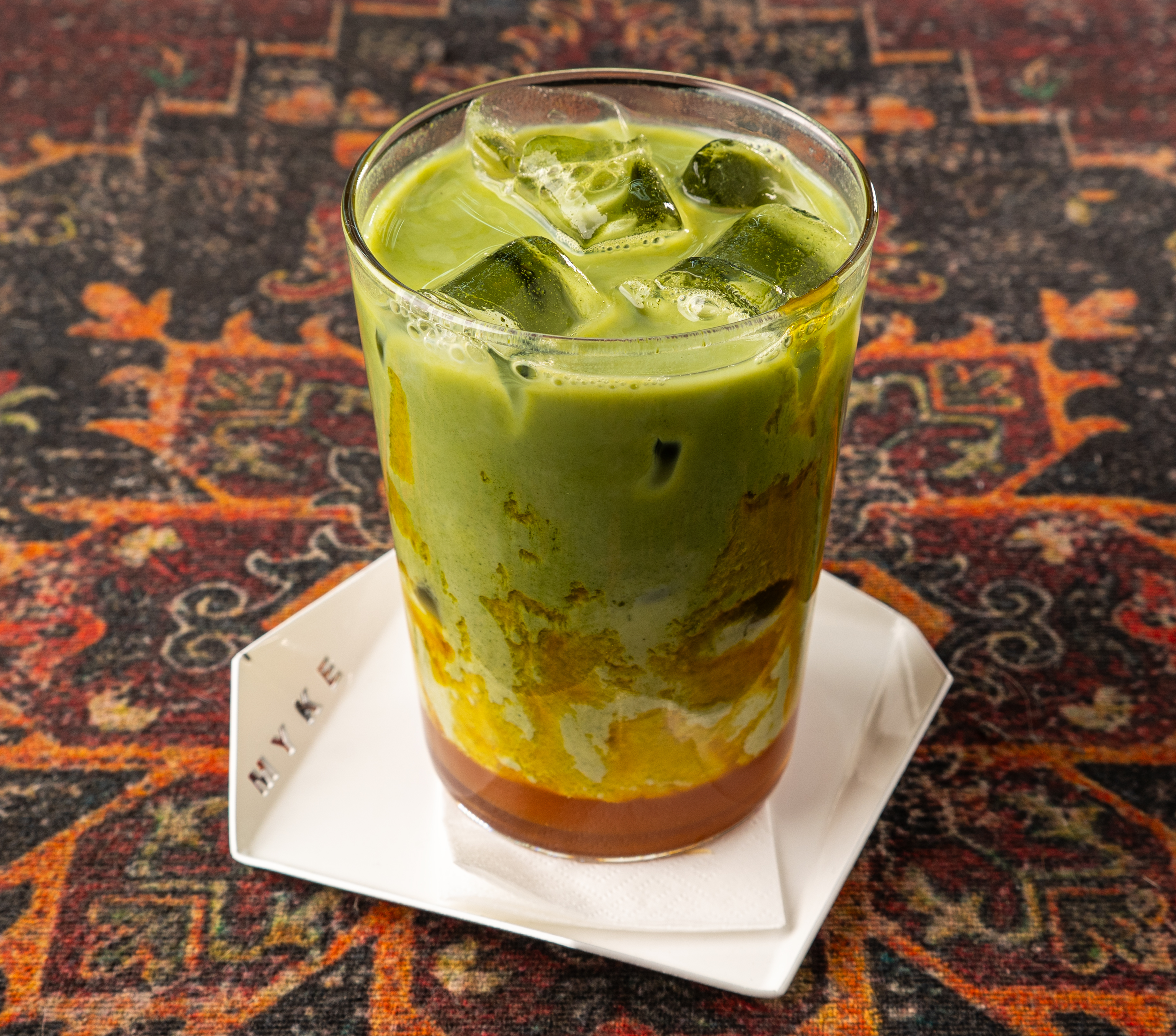 ICE MANGO MATCHA LATTE